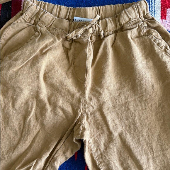 Parachute Linen Pajama/Lounge Set in Ochre - Picture 3 of 8